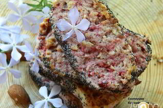 Малиновое печенье с маком