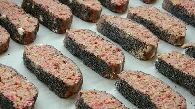 малиновое печенье с маком