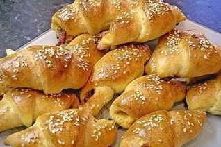 Нежные рогалики на кефире