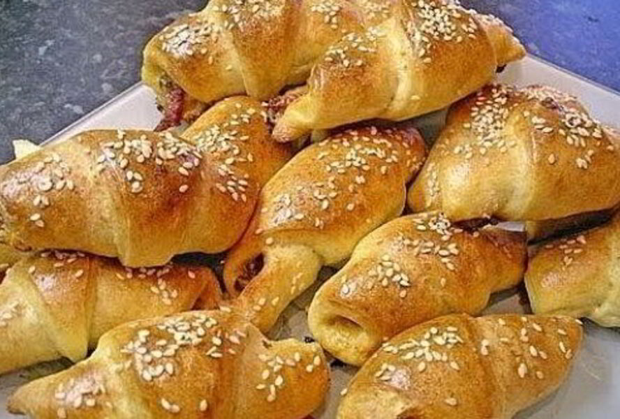 Нежные рогалики на кефире