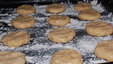 печенье из овсяных хлопьев и меда