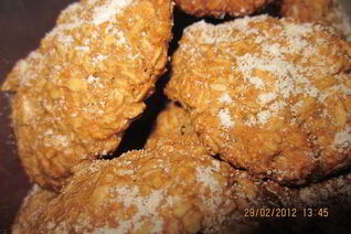 Печенье овсяно-манное на крепком чаеПостное