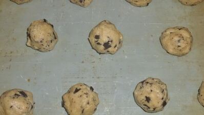 печенье с кусочками шоколада