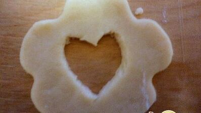 печенье валентинки