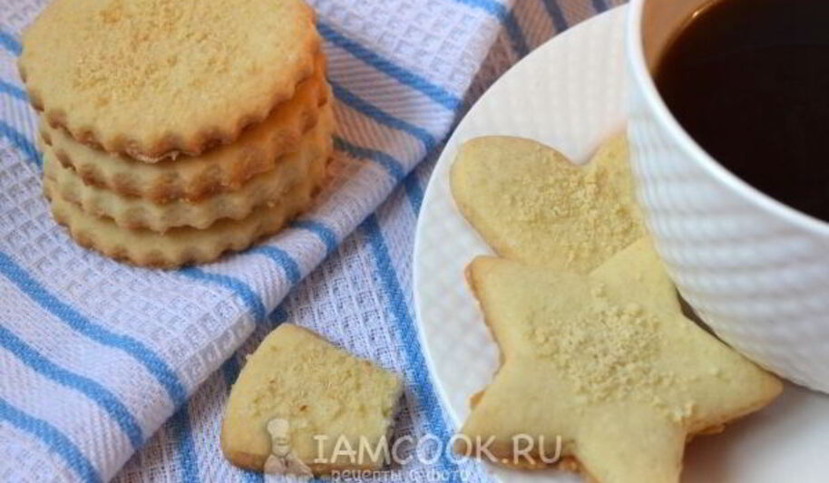 Рецепт песочного печенья с миндальной крошкой