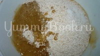 постное овсяно-медовое печенье