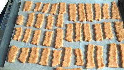 постное печенье на томатном соке