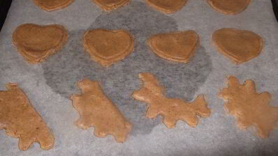 простое имбирное печенье