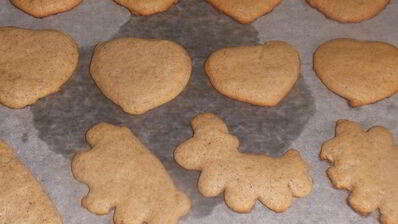 простое имбирное печенье