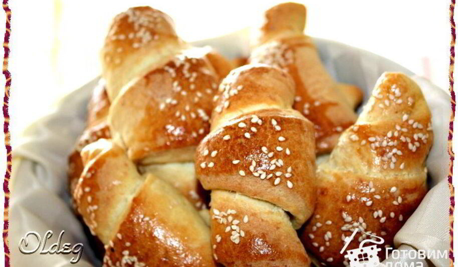 Рецепт рогаликов с фетого