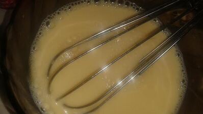 ванильный пудинг с бананом и печеньем