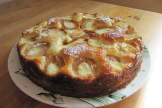 Дачный абрикосовый пирог