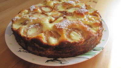 дачный абрикосовый пирог