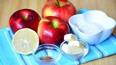 дрожжевая коса пирог с яблоками