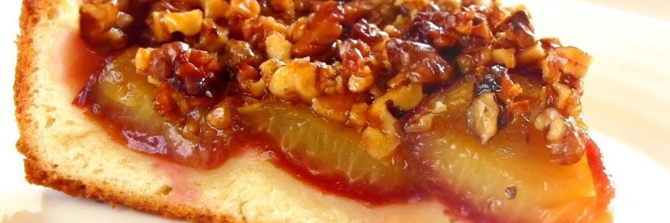 Изумительно вкусный сливовый пирог