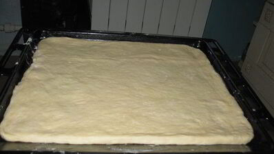 капустно-рыбный дрожжевой пирог