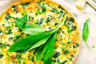 Киш с черемшой