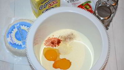 киш с черри и греческим сыром