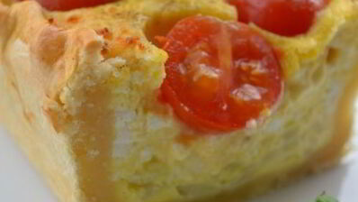 киш с черри и греческим сыром