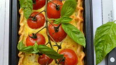 киш с черри и греческим сыром