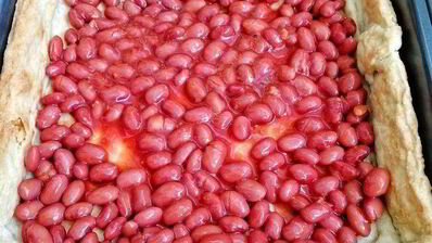 киш с фаршем и овощами в ароматной заливке