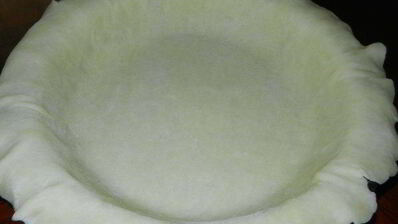 клубнично-ревеневый пирог