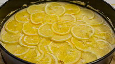 лимонный пирог со штрейзелем