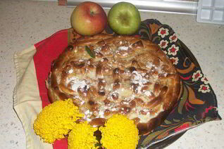 Медовый пирог Райское яблочко