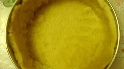 пирог c яблоками и красной смородиной