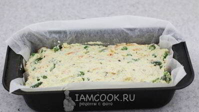 пирог из манной крупы с горохом