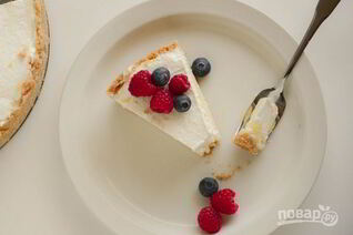 Пирог с ананасами без выпечки