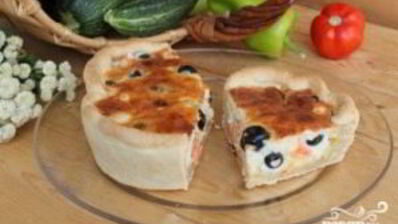 пирог с форелью