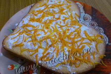 Пирог с мандаринами