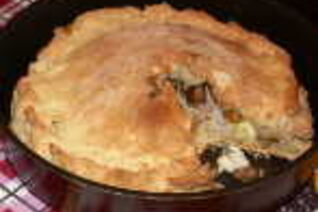 Пирог с мясом Домашний