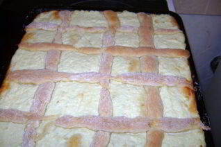 Пирог с творогомСеточка