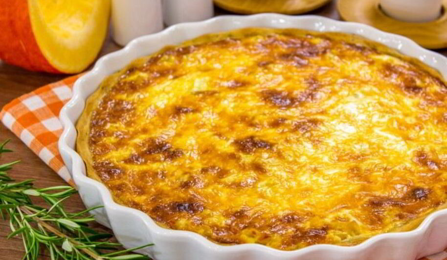 Рецепт пирога с тыквой и курицей