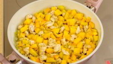 пирог с тыквой и курицей