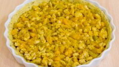 пирог с тыквой и курицей