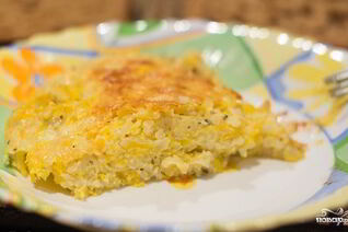 Пирог с тыквой и рисом