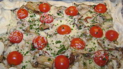 пирог в слоеном тесте