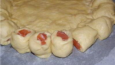 рыбный пирог с лососем