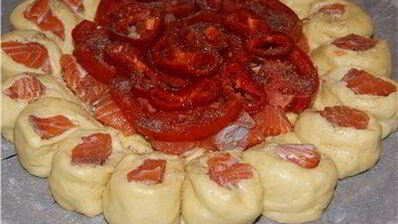 рыбный пирог с лососем