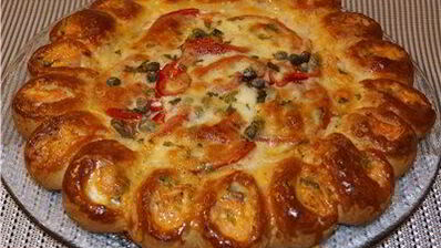 рыбный пирог с лососем