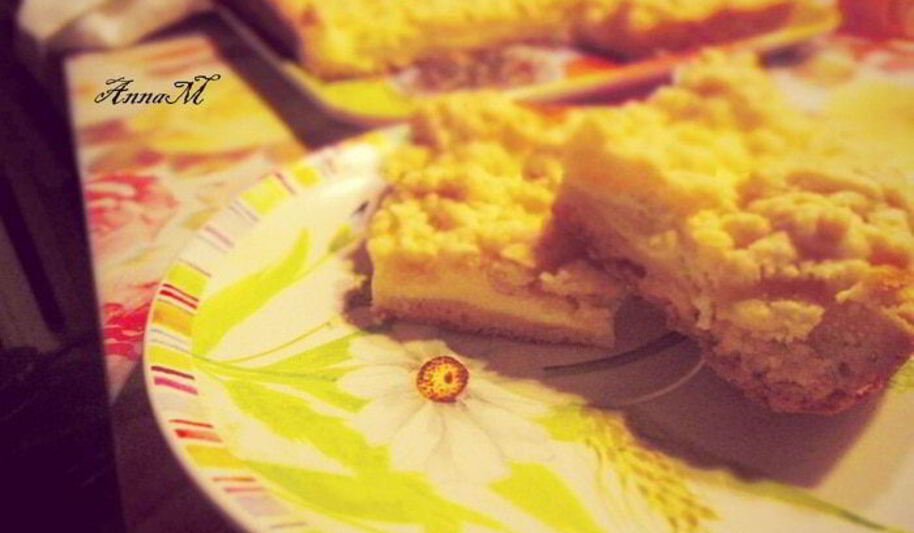 Рецепт тертого творожного пирога