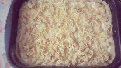 тертый творожный пирог