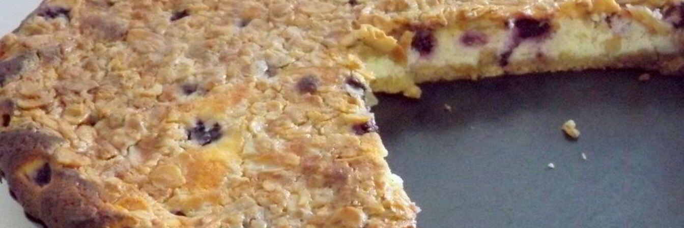 Творожный пирог с хрустящей корочкой