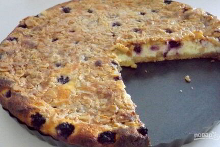 Творожный пирог с хрустящей корочкой