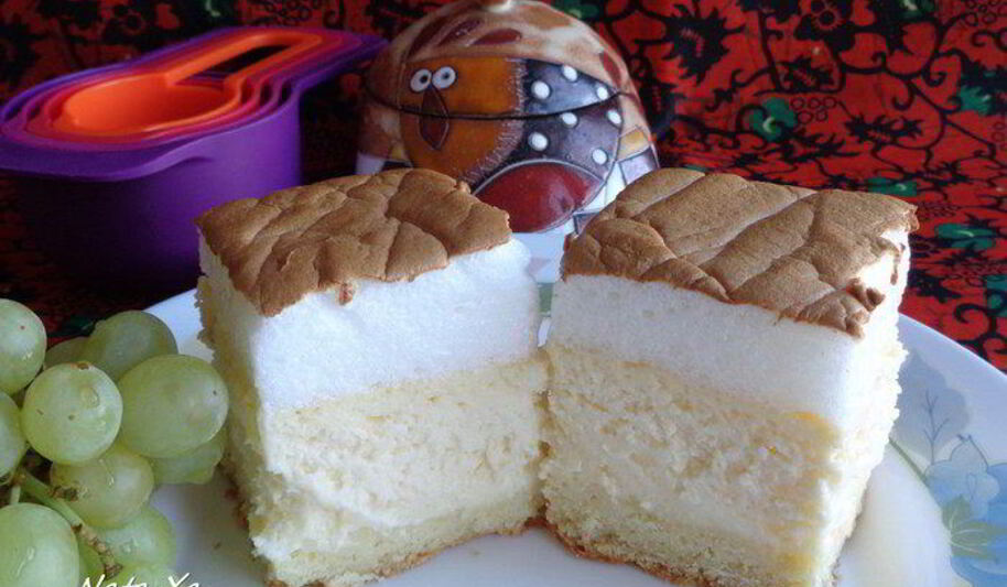 Рецепт творожного пирога с противни