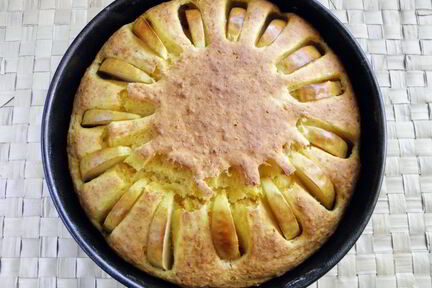 Тыквенный пирог с яблоками