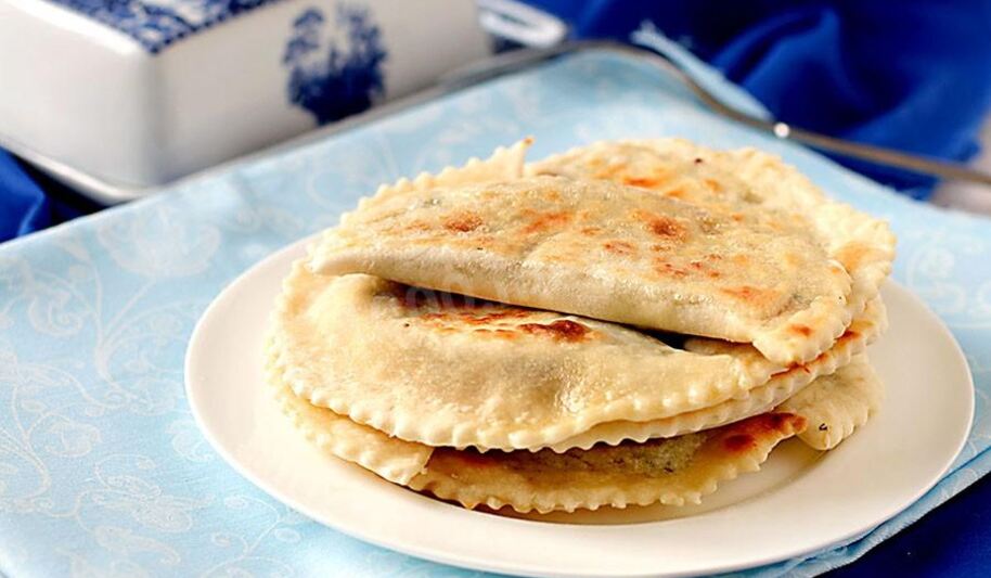 Рецепт кутабов с творогома и зеленью